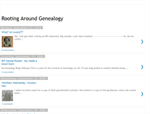 Tablet Screenshot of genealogyrooter.blogspot.com