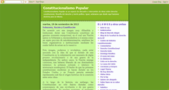 Desktop Screenshot of constitucionalismopopular.blogspot.com