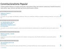 Tablet Screenshot of constitucionalismopopular.blogspot.com