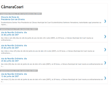 Tablet Screenshot of camaracoari.blogspot.com