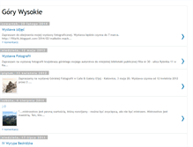 Tablet Screenshot of gorywysokie.blogspot.com