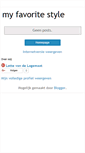 Mobile Screenshot of myfavostyle.blogspot.com