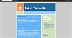 Desktop Screenshot of beachfrontrentalllc.blogspot.com