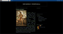 Desktop Screenshot of indigenasvenezuela.blogspot.com