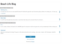 Tablet Screenshot of beachlifebeta.blogspot.com