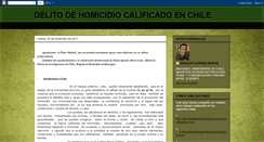 Desktop Screenshot of homicidiocalificadoenchile.blogspot.com