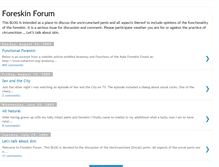 Tablet Screenshot of foreskinforum.blogspot.com