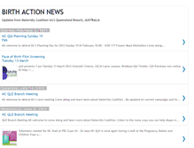 Tablet Screenshot of maternitycoalitionqueensland.blogspot.com