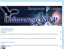 Tablet Screenshot of liderazgomvp.blogspot.com