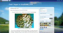 Desktop Screenshot of eatinveganinsmalltownusa.blogspot.com