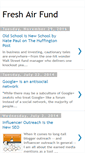 Mobile Screenshot of freshairfund.blogspot.com