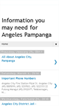 Mobile Screenshot of angelespampanga411.blogspot.com