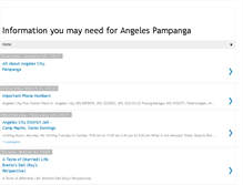Tablet Screenshot of angelespampanga411.blogspot.com