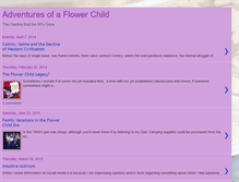 Tablet Screenshot of adventuresofaflowerchild.blogspot.com