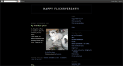 Desktop Screenshot of flickrversary.blogspot.com
