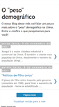 Mobile Screenshot of pesodemografico.blogspot.com