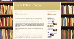 Desktop Screenshot of lornacollins-author.blogspot.com