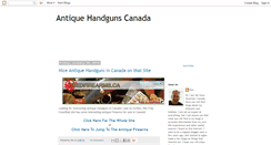 Desktop Screenshot of antiquehandgunscanada.blogspot.com