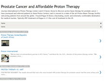 Tablet Screenshot of affordableprotontherapy.blogspot.com