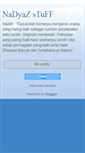 Mobile Screenshot of nadyazstuff.blogspot.com