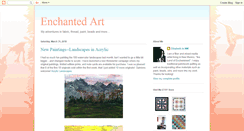 Desktop Screenshot of enchanted-art.blogspot.com