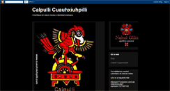 Desktop Screenshot of cuauhxiuhpilli.blogspot.com