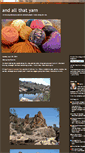 Mobile Screenshot of andallthatyarn.blogspot.com