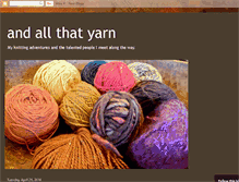 Tablet Screenshot of andallthatyarn.blogspot.com