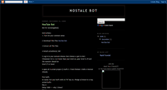 Desktop Screenshot of nostalebot.blogspot.com