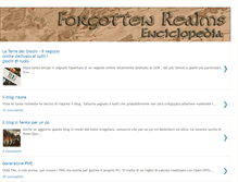 Tablet Screenshot of forgottenrealmsenciclopedia.blogspot.com