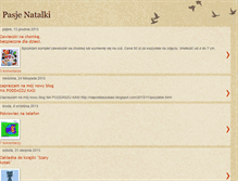 Tablet Screenshot of pasjenatalki.blogspot.com