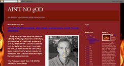 Desktop Screenshot of aintnogod.blogspot.com