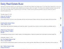 Tablet Screenshot of dailyrealestatebuzz.blogspot.com