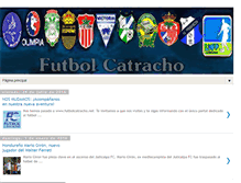 Tablet Screenshot of futbolcatracho1.blogspot.com