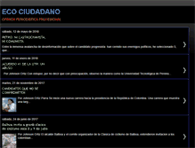 Tablet Screenshot of ecociudadanocolombia.blogspot.com