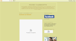 Desktop Screenshot of pedrosarmento-pintura.blogspot.com