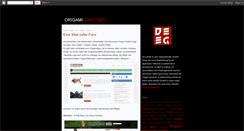 Desktop Screenshot of origami-kuenstler.blogspot.com