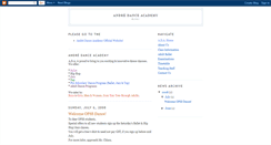 Desktop Screenshot of andredance.blogspot.com
