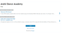 Tablet Screenshot of andredance.blogspot.com