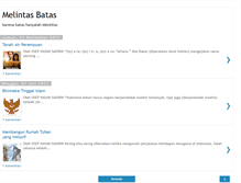 Tablet Screenshot of melintasbatas.blogspot.com