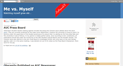 Desktop Screenshot of me-vs-myself.blogspot.com
