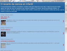 Tablet Screenshot of cienciaeducacioninfantil.blogspot.com