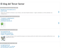 Tablet Screenshot of elblogdeltercersector.blogspot.com