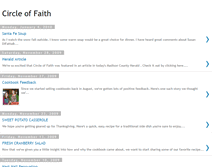 Tablet Screenshot of circleoffaithcookbook.blogspot.com