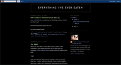 Desktop Screenshot of everythingiveevereaten.blogspot.com