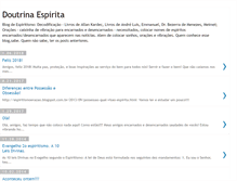 Tablet Screenshot of doutrinaespirita-martinha.blogspot.com