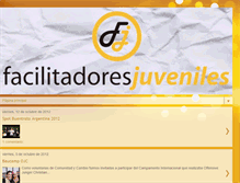 Tablet Screenshot of facilitadoresjuveniles.blogspot.com