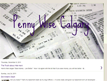 Tablet Screenshot of pennywisecalgary.blogspot.com