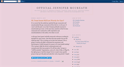 Desktop Screenshot of jennifermccreath.blogspot.com