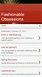 Mobile Screenshot of fashionable-obsessions.blogspot.com